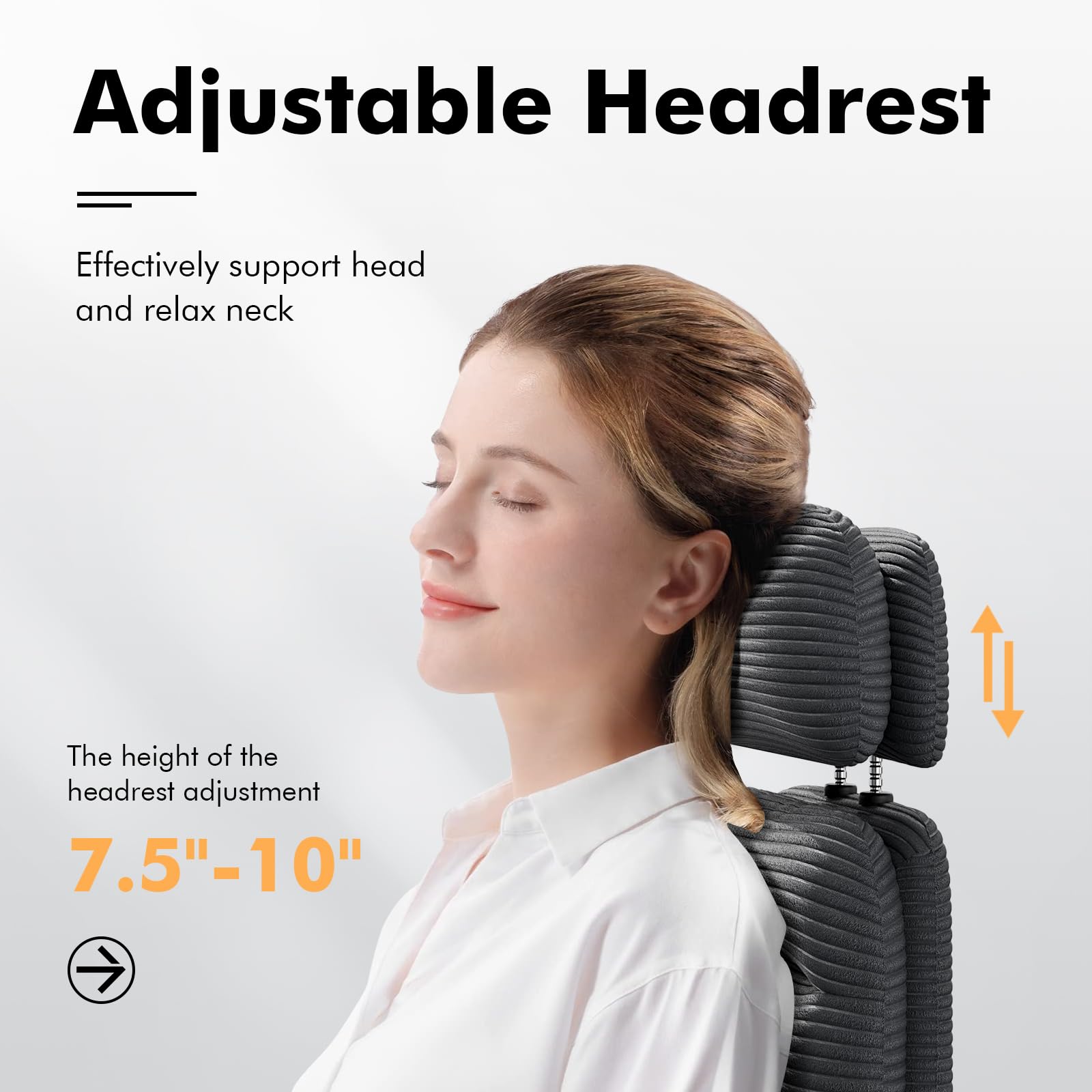 Criss Cross Legged Office Chair with Flip-up Arms, Footrest, G800 Plus