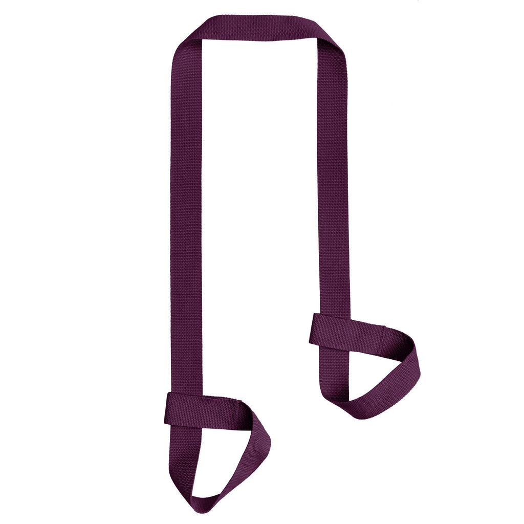 Yoga Mat Strap, Adjustable Durable Yoga Mat Carrier & Stretching Strap, 5.9feet, Multiple Color Choices (Deep Purple,5.9feet)