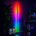 RGB Corner Floor Lamp,1800LM LED Standing Lamp for Gaming Room,1P