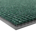 Industrial Door Mat, 2' x 3' Small Entrance Mat, Heavy Duty Commercial Rug for Businesses, Welcome Lobbies, Garage, and Mudroom, Made in the USA, Hunter Green, Brush Step