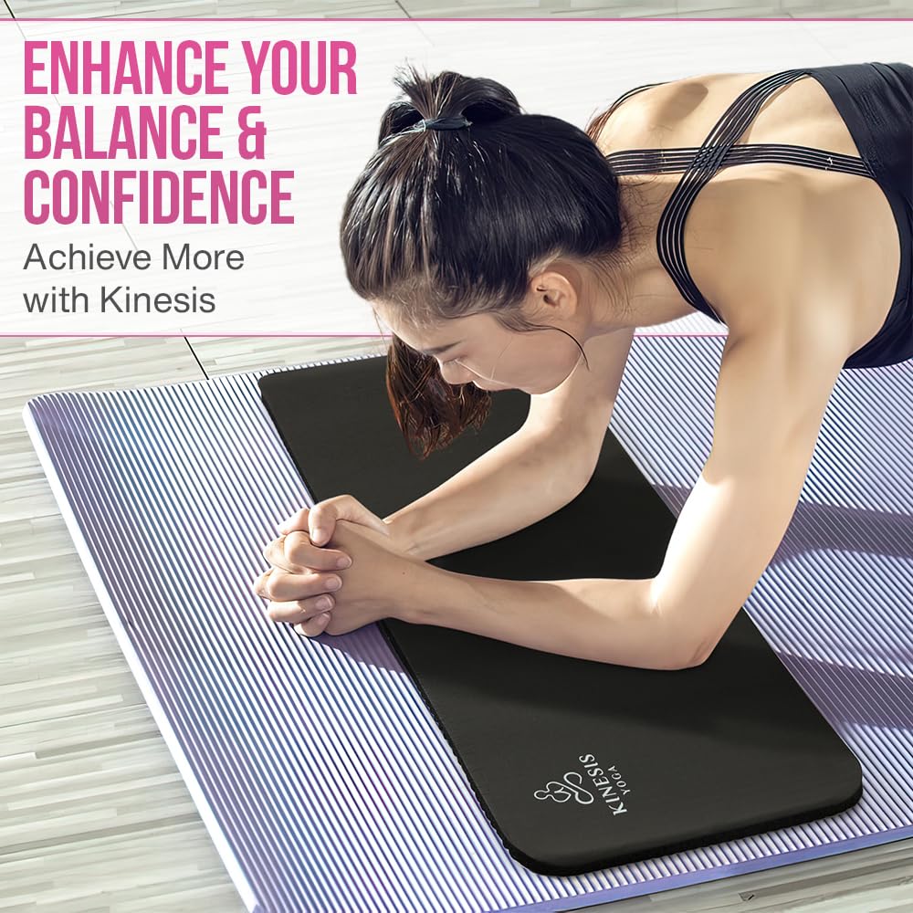 Yoga Knee Pad Cushion - 0.6 Inch (15mm) Thick Exercise Knee Pad