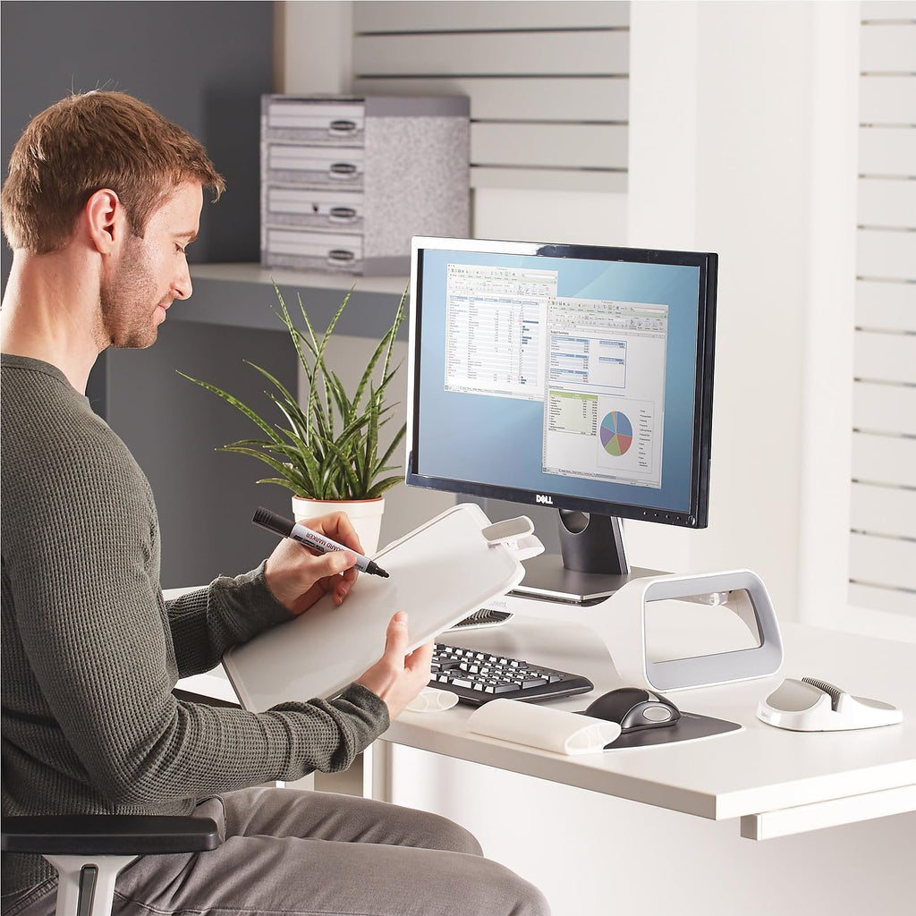 Series Document Lift/Holder, White/Gray