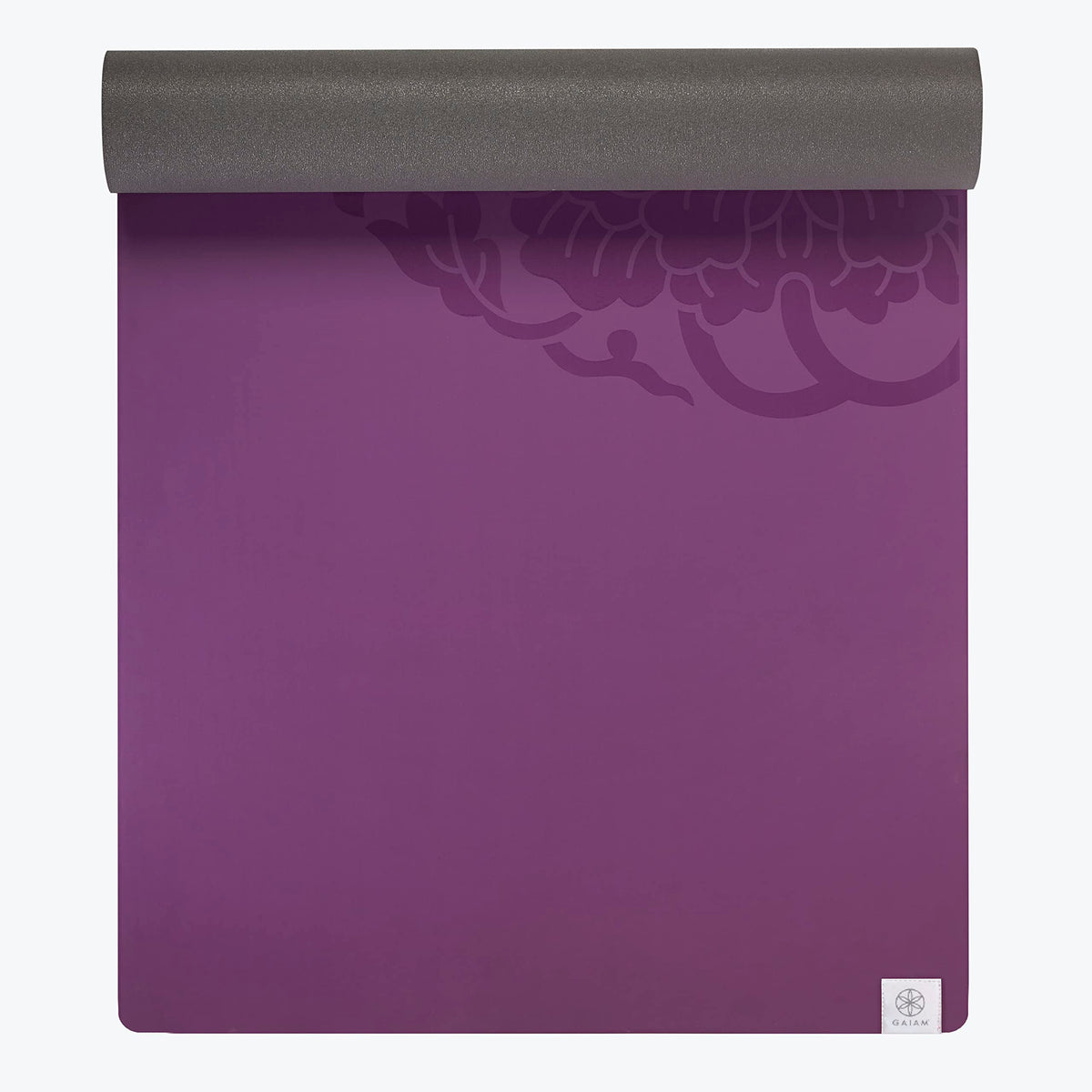 Dry-Grip Yoga Mat, Non-Slip, Hot Yoga (Purple)