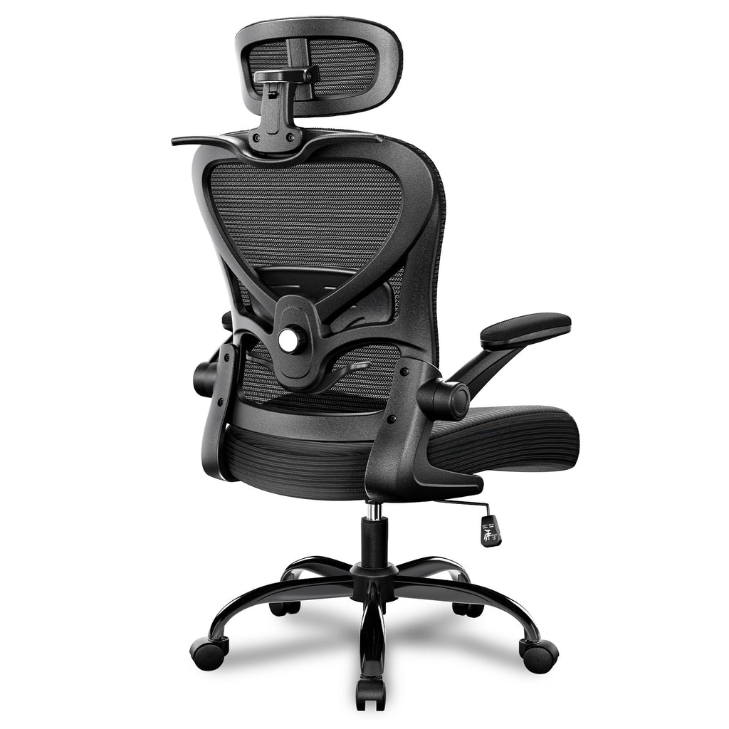 Ergonomic Office Chair, Mesh Home Office Desk Chairs with 3D Headrest