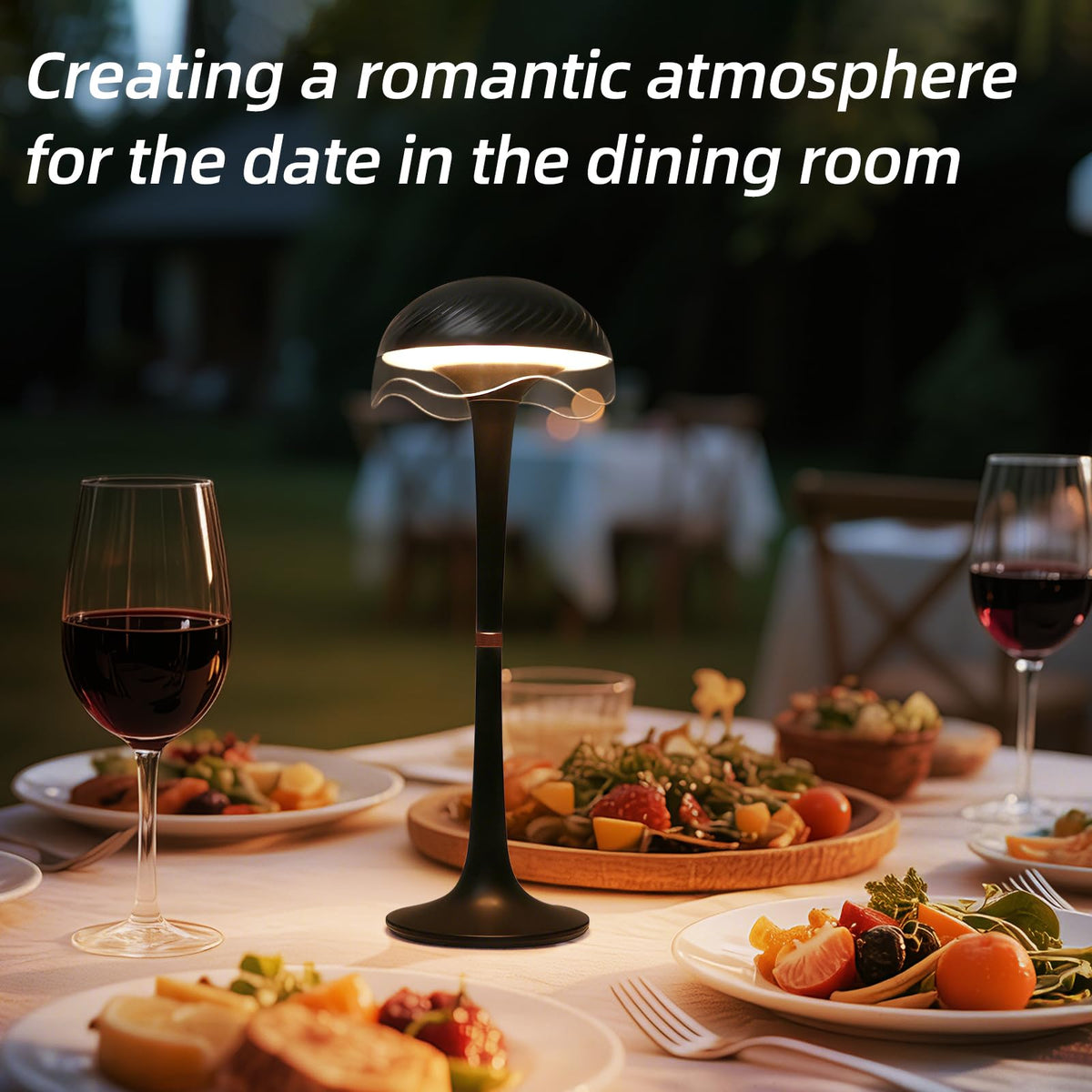 Rechargeable Table Lamp, LED Cordless Table Lamp