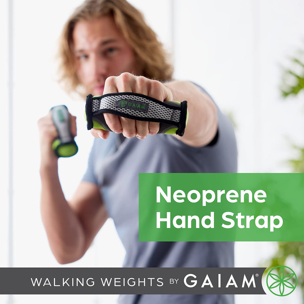 Soft Walking Hand Weights with Strap, 4lb Set Women Men (2LB Set)