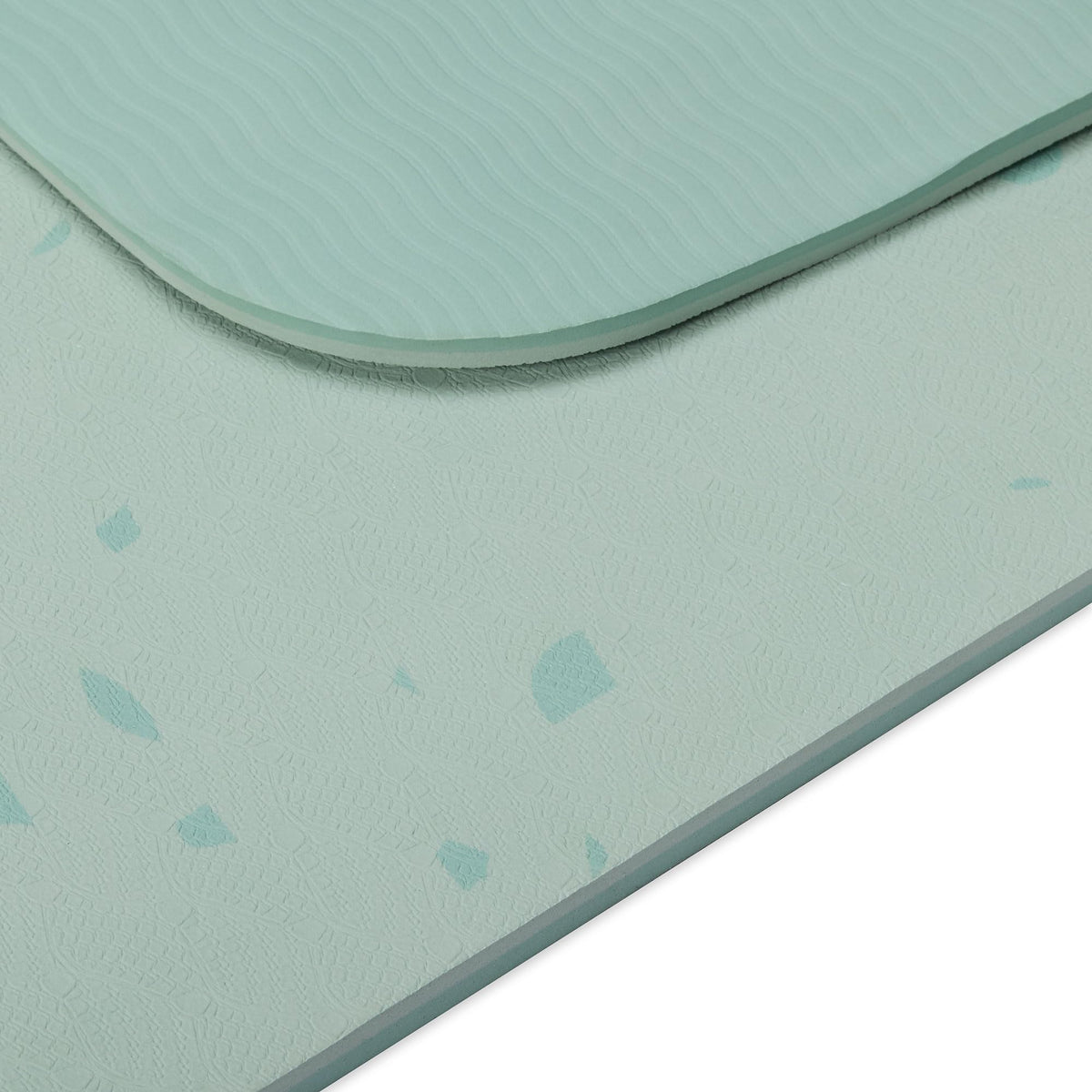 Performance TPE Yoga Mat, 6mm Non-Slip (Speckled Sea Salt)