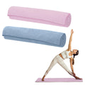 Yoga Mat Towel, Non-Slip Microfiber (Lilac Lace/Skyway)