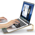 Laptop Stand for Desk, Laptop Stand with Wrist Support, Ergonomic Detachable Laptop Riser, Mount, Holder Notebook Computer Stand for MacBook Air Pro, HP, Dell, XPS, HP (10-17") Laptops - Gold