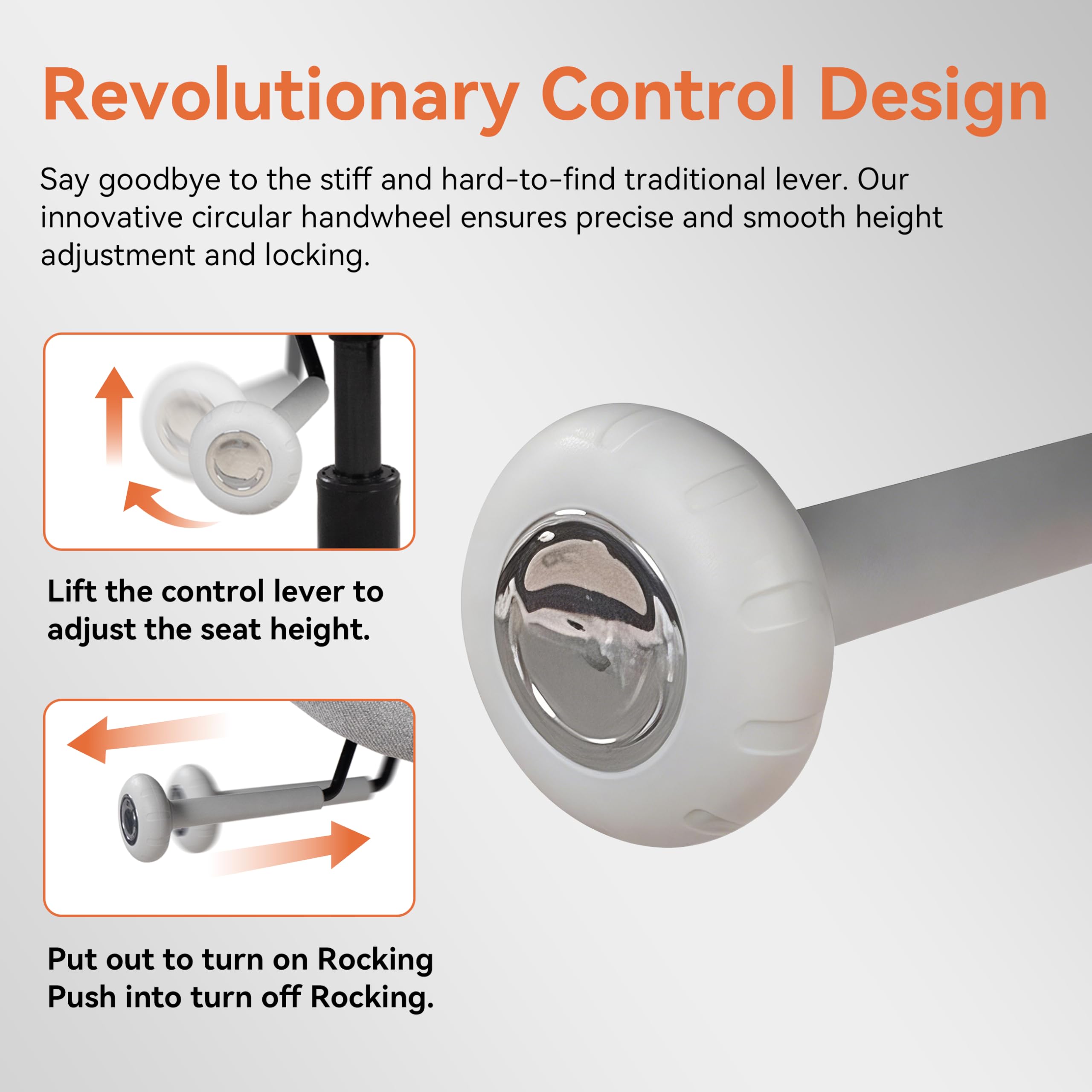 Big and Tall Office Chair 500lbs Heavy Duty Ergonomic Mesh Desk Chair with 23.6" Extra Wide Seat, 29.5" High Back, Adjustable Lumbar Support Flip-Up Arms for Large Body Types(Light Gray)