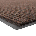 Industrial Door Mat, 3' x 4' Entrance Mat, Heavy Duty Commercial Rug for Businesses, Welcome Lobbies, Garage, and Mudroom, Made in the USA, Brown, Brush Step