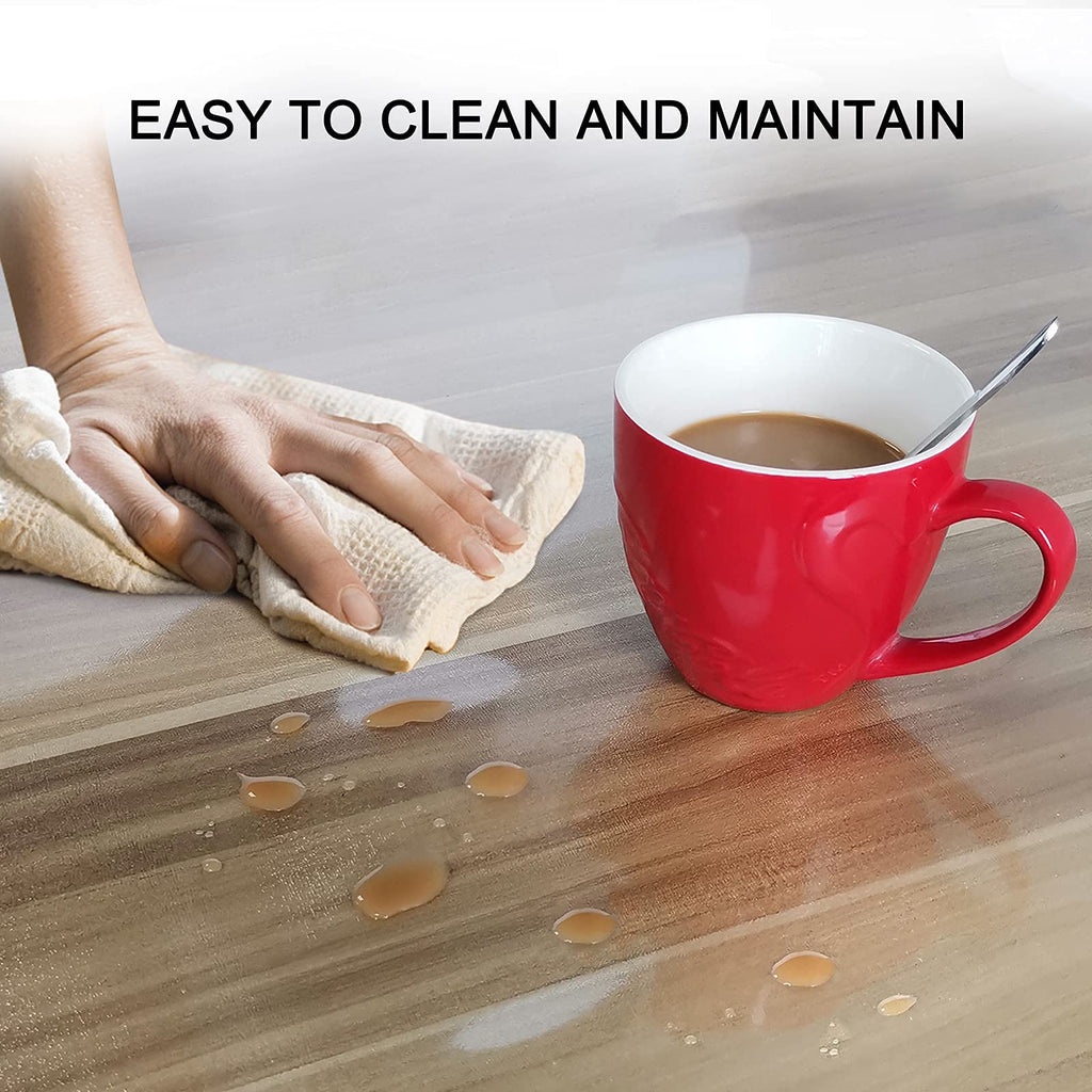 Office Chair Mat for Hardwood Floor, 48"×36" Transparent Home Floor Protector Mat for Rolling Chairs, Anti-Slip Plastic Under Desk Computer Mats Easy Glide on Hard Floors, Rectangle
