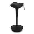 Standing Desk Stool, Standing Office Stool, Ergonomic Sit Stand Stools, Adjusting Height and swivels 360° Working seat for Bedroom, Kitchen, Living Room (Black)