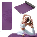 Dry-Grip Yoga Mat, Non-Slip, Hot Yoga (Purple)