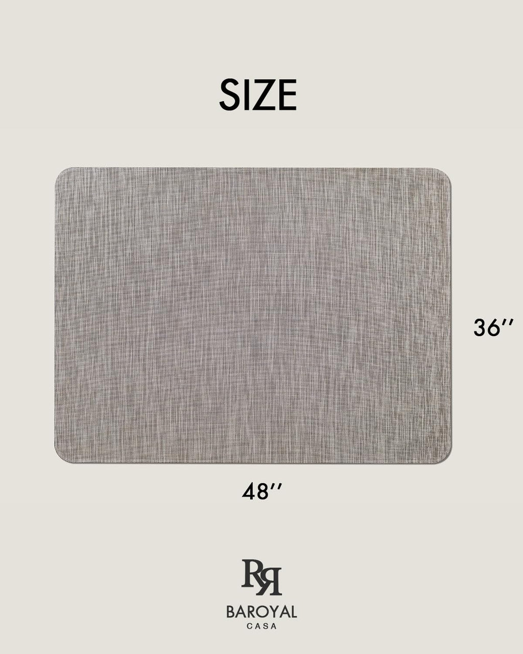 Office Chair Mat for Hardwood Floor Under Desk Computer Rolling Chair Mat for Wood/Tile Floor Non-Slip Heavy Duty Desk Rug PVC Plastic Hard Floor Protector 36" x 48" (Soapstone)