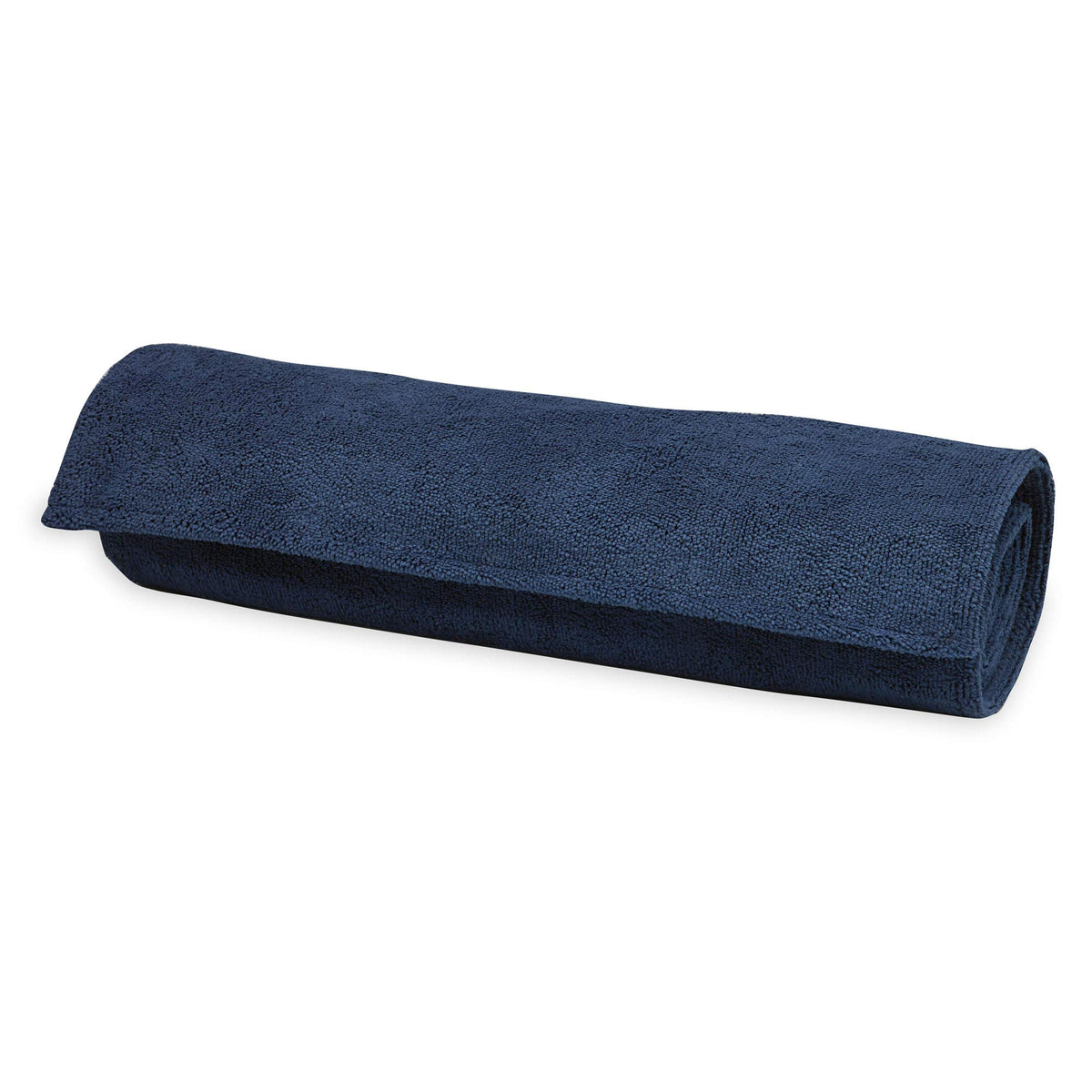 Grippy Non-Slip Yoga Mat Towel, Fast-Drying (Estate Blue/Fuchsia Red)