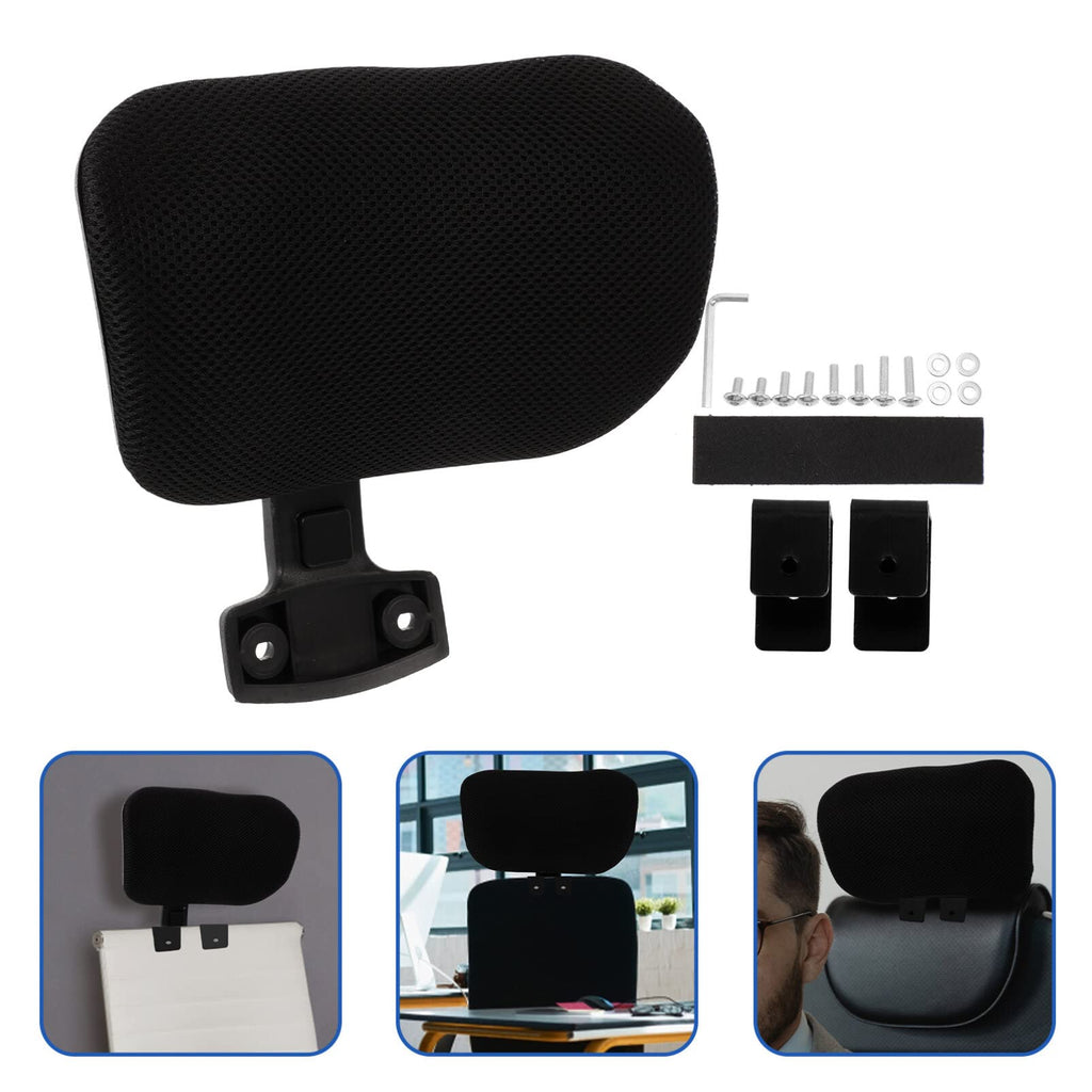 1set Adjustable Ergonomic Headrest for Office Chairs Comfortable Neck Support Pillow for Computer Work Height-Adjustable Cushion Attachment for Enhanced Comfort and