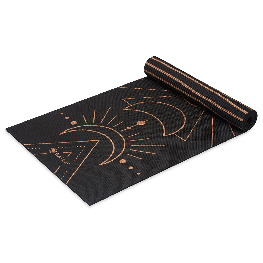 Reversible Yoga Mat, 6mm Thick Print Mat (Cosmic Energy)
