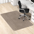 Office Chair Mat for Hardwood Floor, 36" x 48" Desk Chair Mat for Hard Wood and Tile Floor, Large Anti-Slip Hard Floor Protector Rolling Chair Mat, PVC Mat Desk Rug for Office Home, Dark Brown