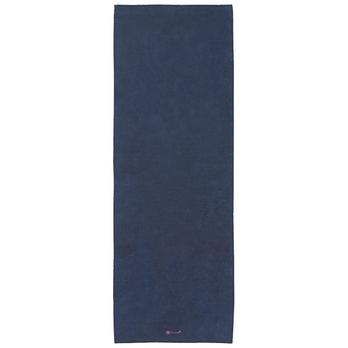 Grippy Non-Slip Yoga Mat Towel, Fast-Drying (Estate Blue/Fuchsia Red)