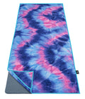 Yoga Mat Towel with Anchor Fit Corners Non Slip Towel for Hot Yoga, Pilates, Workout, Camping