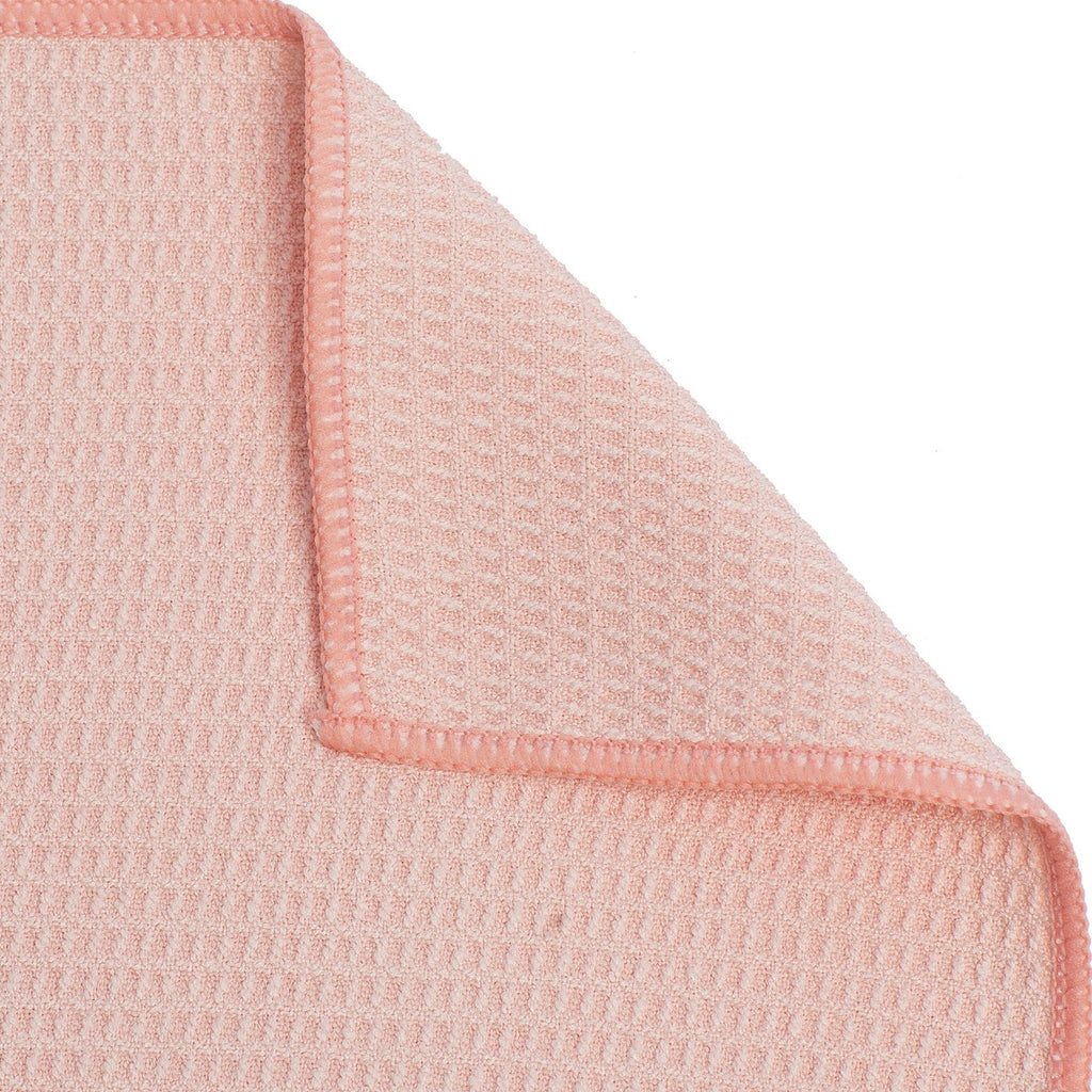 Stickyfiber Hot Yoga Towel - Silicone Backed Yoga Mat-Sized, Absorbent, Non-Slip, 24" x 72" Bikram, Gym, and Pilates (Sakura-Pink, Standard)