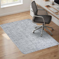 Office Chair Mat for Hardwood & Tile Floor,Computer Gaming Chair Mat for Rolling Chairs Non-Curve, Anti-Slip, Heavy Duty Floor Protector for Home Office,Grey (36" x 48")