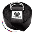 Yoga Strap for Stretching with Adjustable D-Ring, 6/8/10 ft