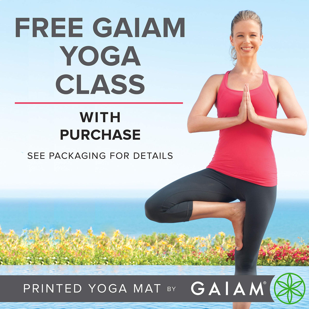 Premium Yoga Mat, Solid Non-Slip Exercise Mat (Marine)