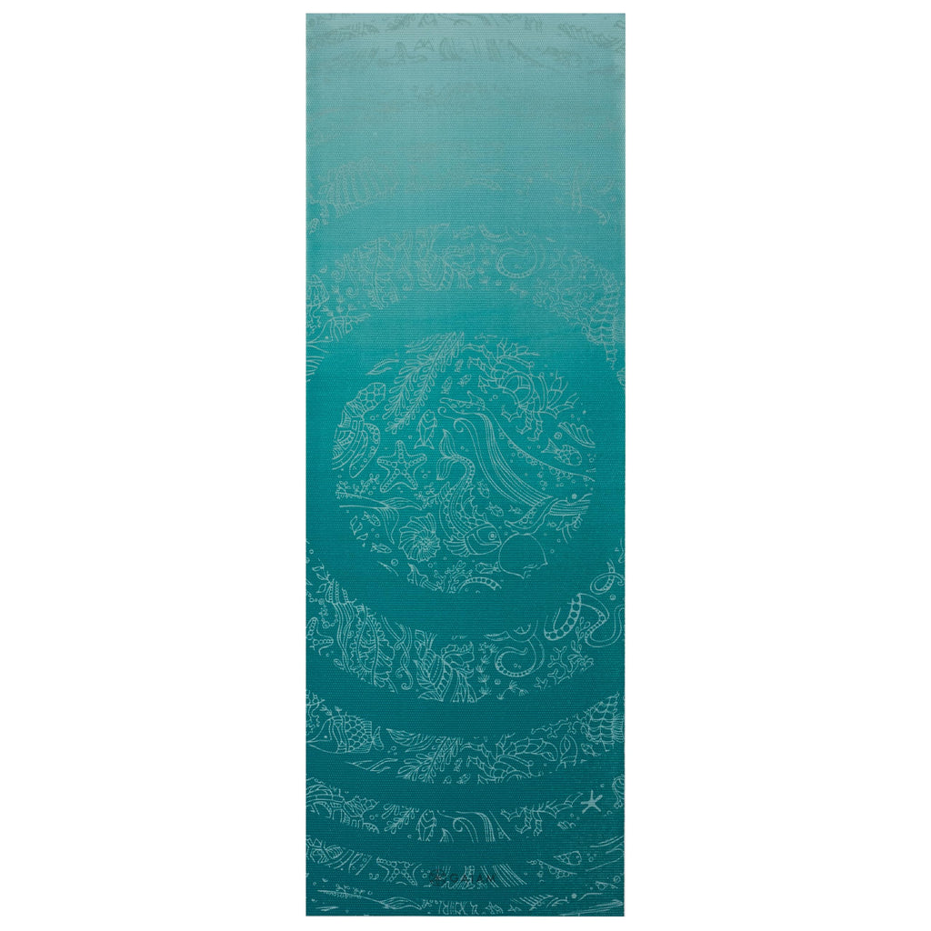 Yoga Mat Classic Print, 4mm Non-Slip Mat (Under The Sea)