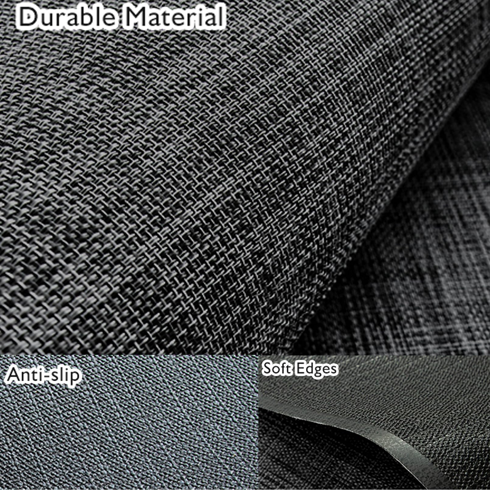 Office Chair Mat for Hardwood & Tile Floor,Computer Gaming Chair Mat for Rolling Chairs Non-Curve, Anti-Slip, Heavy Duty Floor Protector for Home Office,Black (36" x 48")