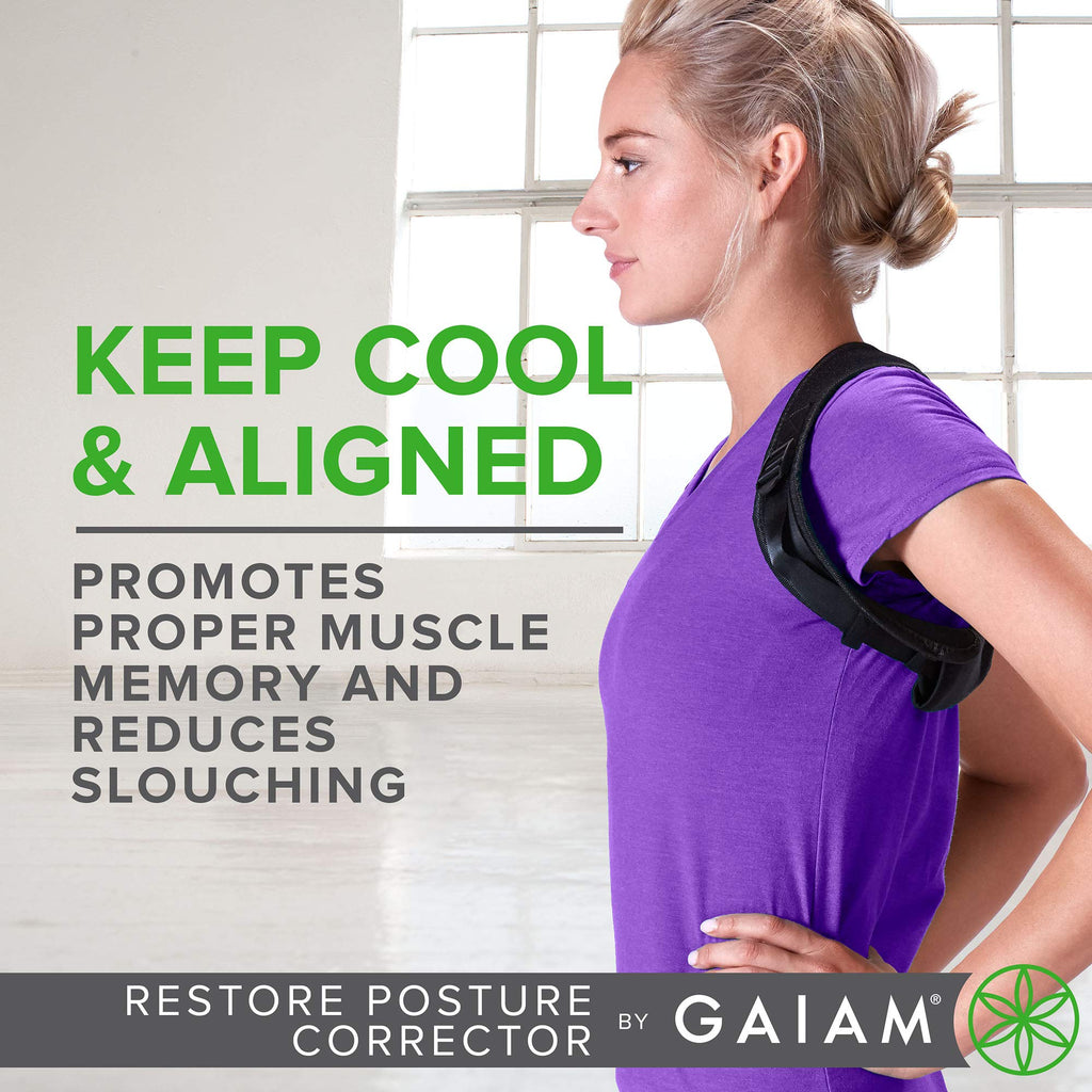 Restore Posture Corrector, Adjustable (Black)
