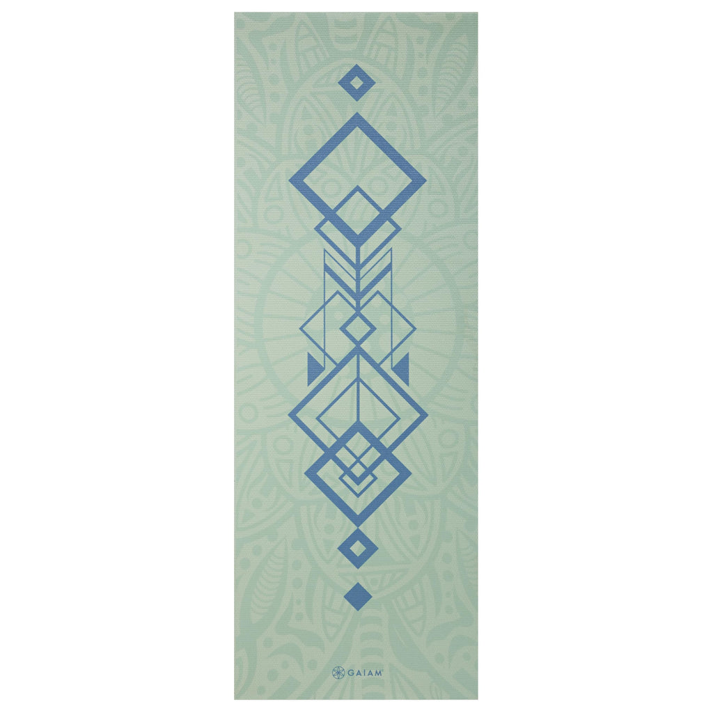 Yoga Mat Classic Print, 4mm Non-Slip Mat (Fijian Dream)