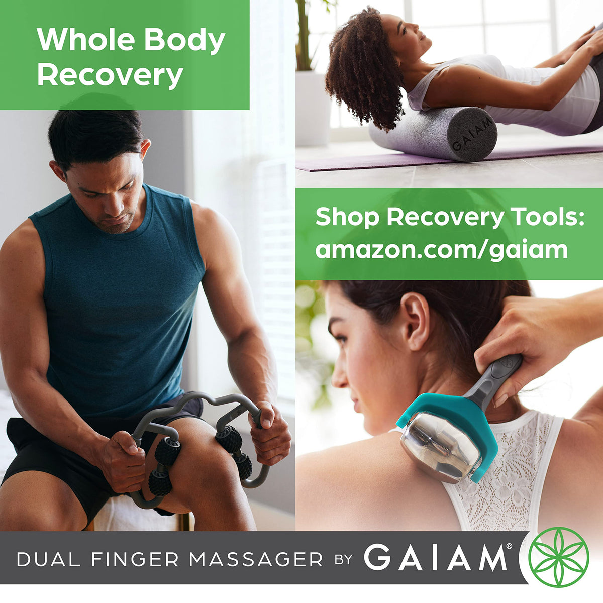 Finger Massager, Dual-Sided Hand Roller Tool