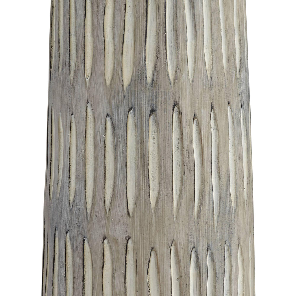 Design Scribe 66 1/2" Tall Faux Wood Organic Modern Floor Lamp