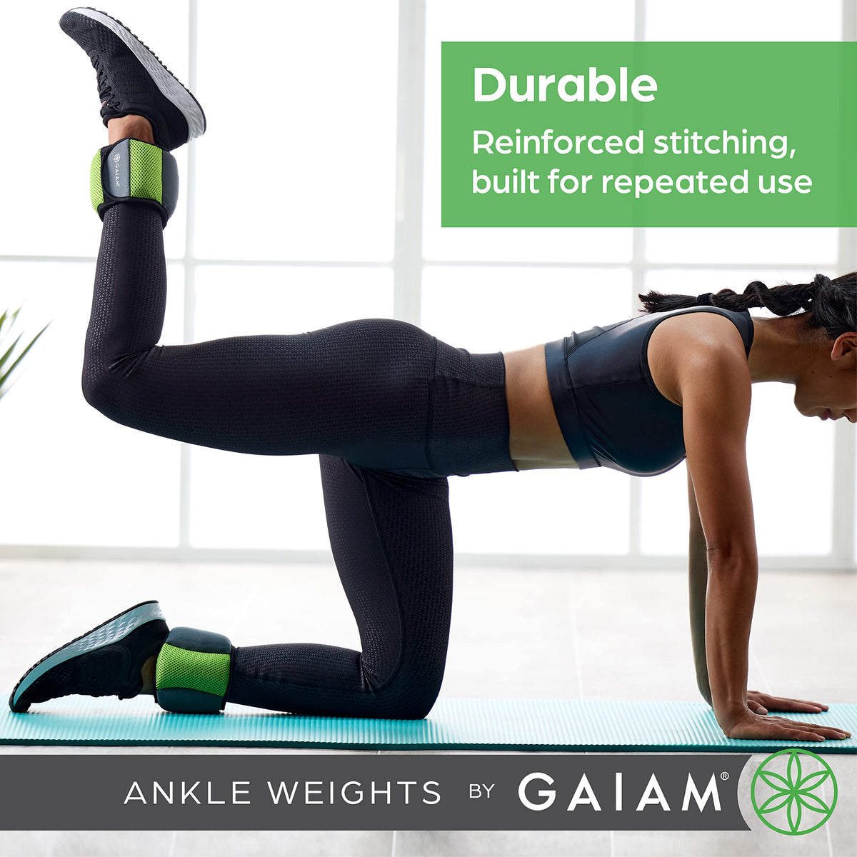 Wrist & Ankle Weights, Adjustable Soft Strap, 1lb Each (5LB)