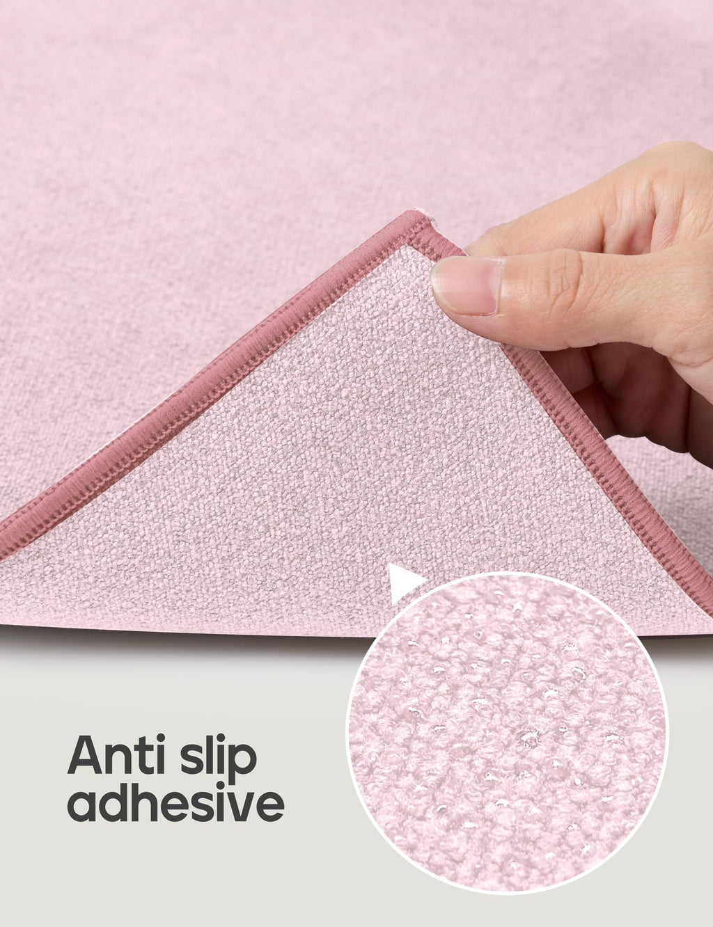 Yoga Mat Towel Non Slip for Hot Yoga Towel with Silicone Grip & Free Spray Bottle, 72"X26" Extra Large Microfiber Yoga Towel for Bikram, Pilates, Fitness (Pink)