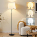 Floor Lamps for Living Room & Bedroom, 60" Modern Tall Standing Lamp, 3CCT