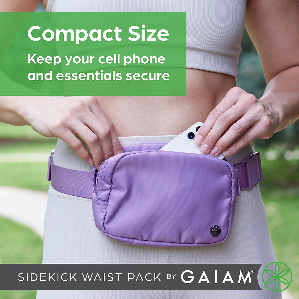 Sidekick Waist Pack - Storage Belt Bag for Women And Men - Adjustable Belt With Lightweight Pouch For The Gym & Studio, Lakeside