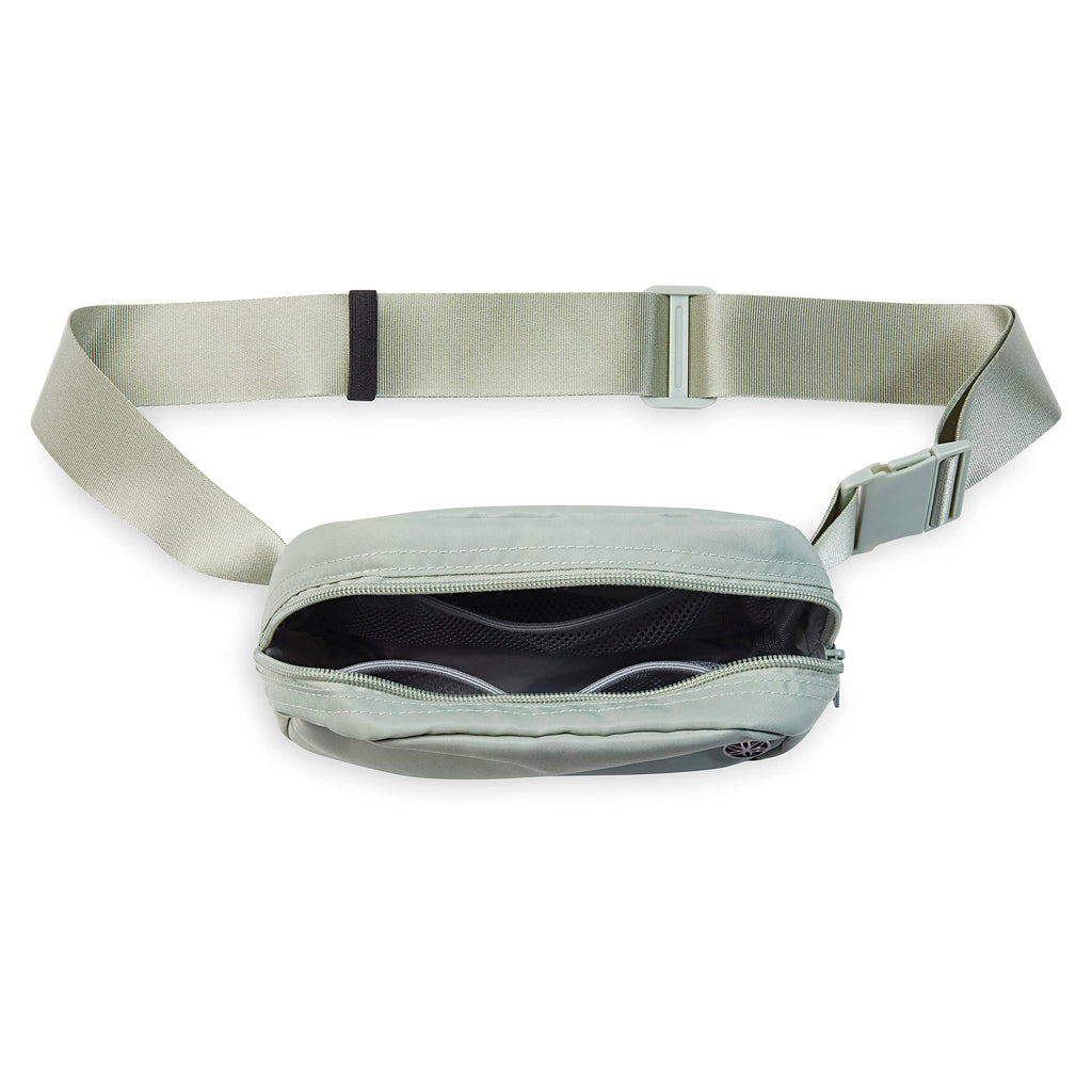 Sidekick Waist Pack - Storage Belt Bag for Women And Men - Adjustable Belt With Lightweight Pouch For The Gym & Studio, Celery