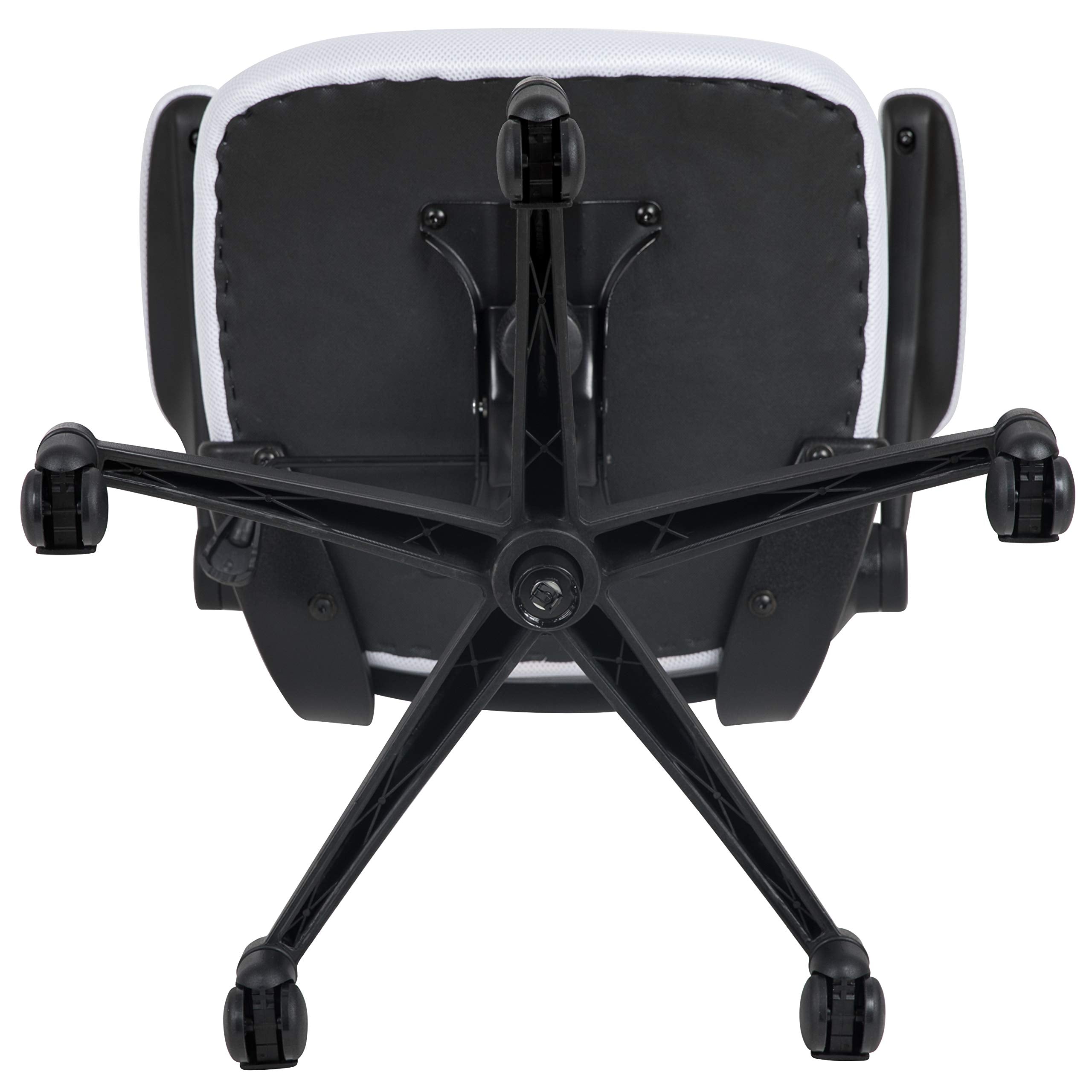 Office Chair, Ergonomic, Mid-Back, Black Mesh with Swivel