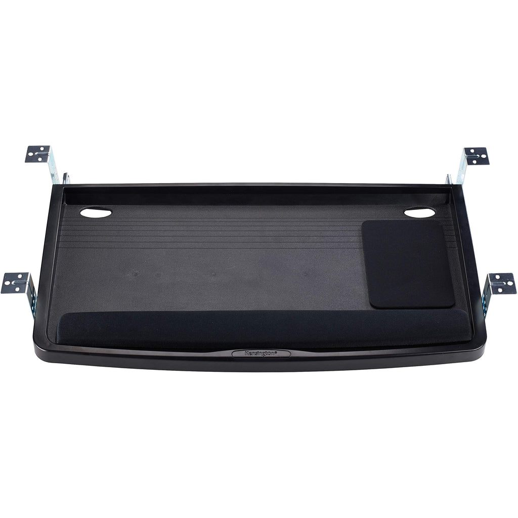 Keyboard Tray Under Desk, SmartFit Ergonomic Slide-Out Keyboard Drawer with Cable Management, Extra-Wide Height Adjustable Keyboard Holder, 24.5" x 11.75", Black