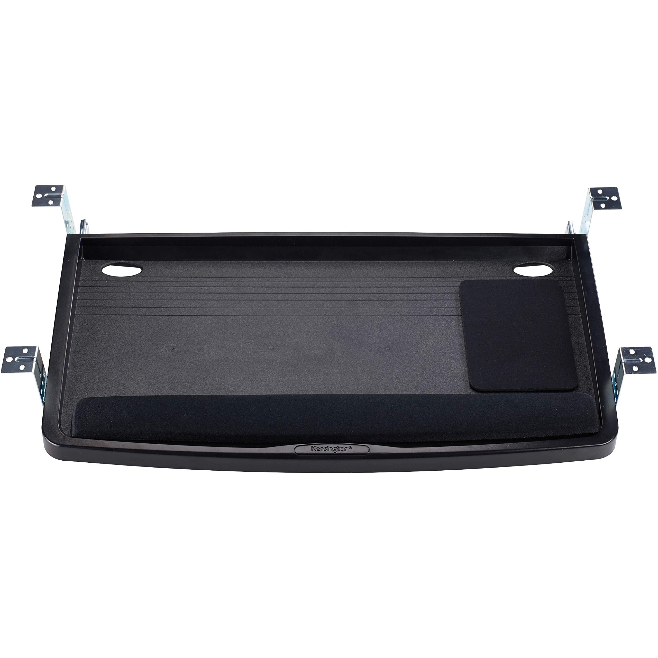 Keyboard Tray Under Desk, SmartFit Ergonomic Slide-Out Keyboard Drawer with Cable Management, Extra-Wide Height Adjustable Keyboard Holder, 24.5" x 11.75", Black