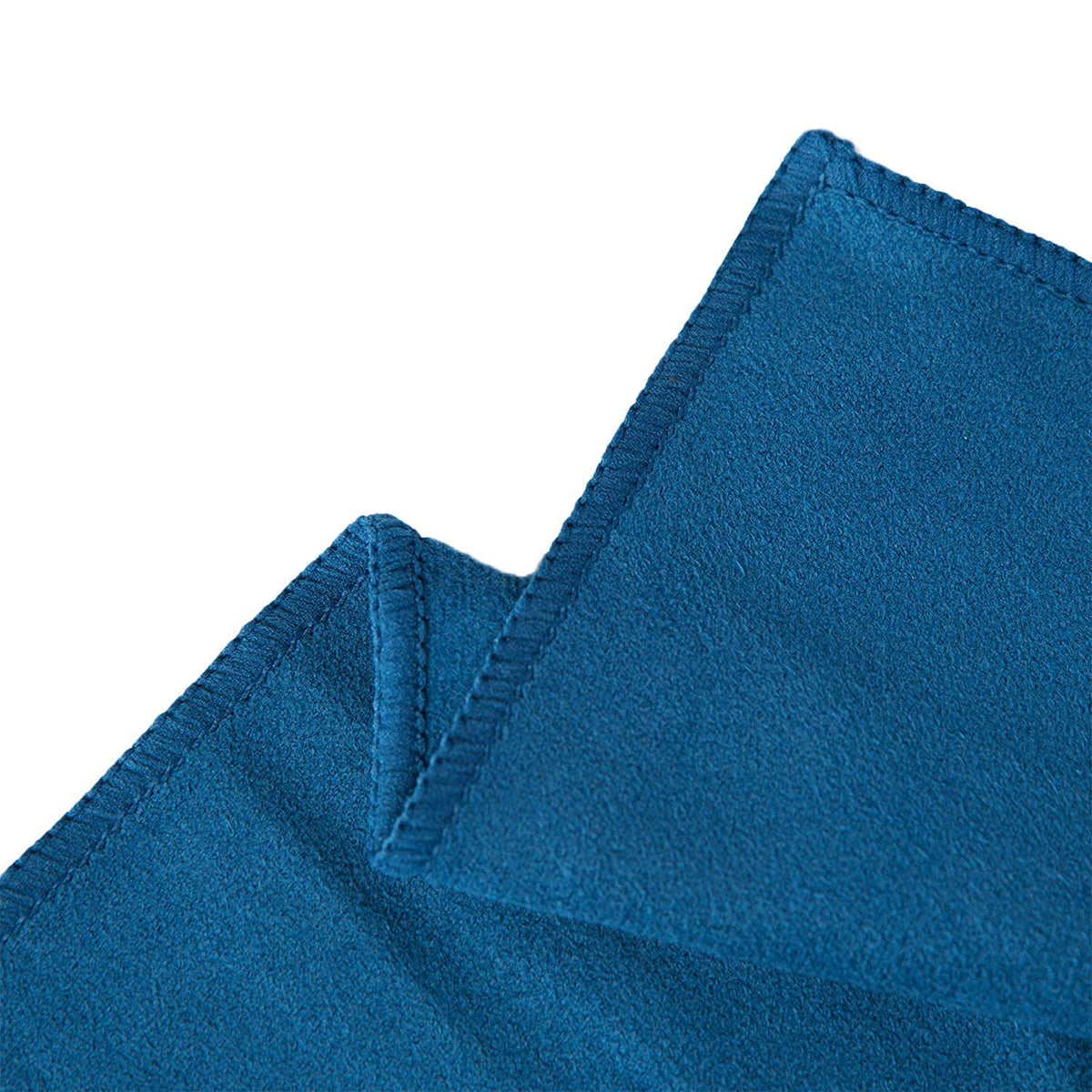 GoSweat Microfiber Hand Towel, Absorbent Suede Yoga Towel for Hot Yoga, Bikram, Pilates & Gym, Evening Blue, 16 x 26.5 Inches