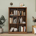3 Tiers 6 Cube Storage Organizer Bookcase, 30 inch Width Wooden Book Shelf