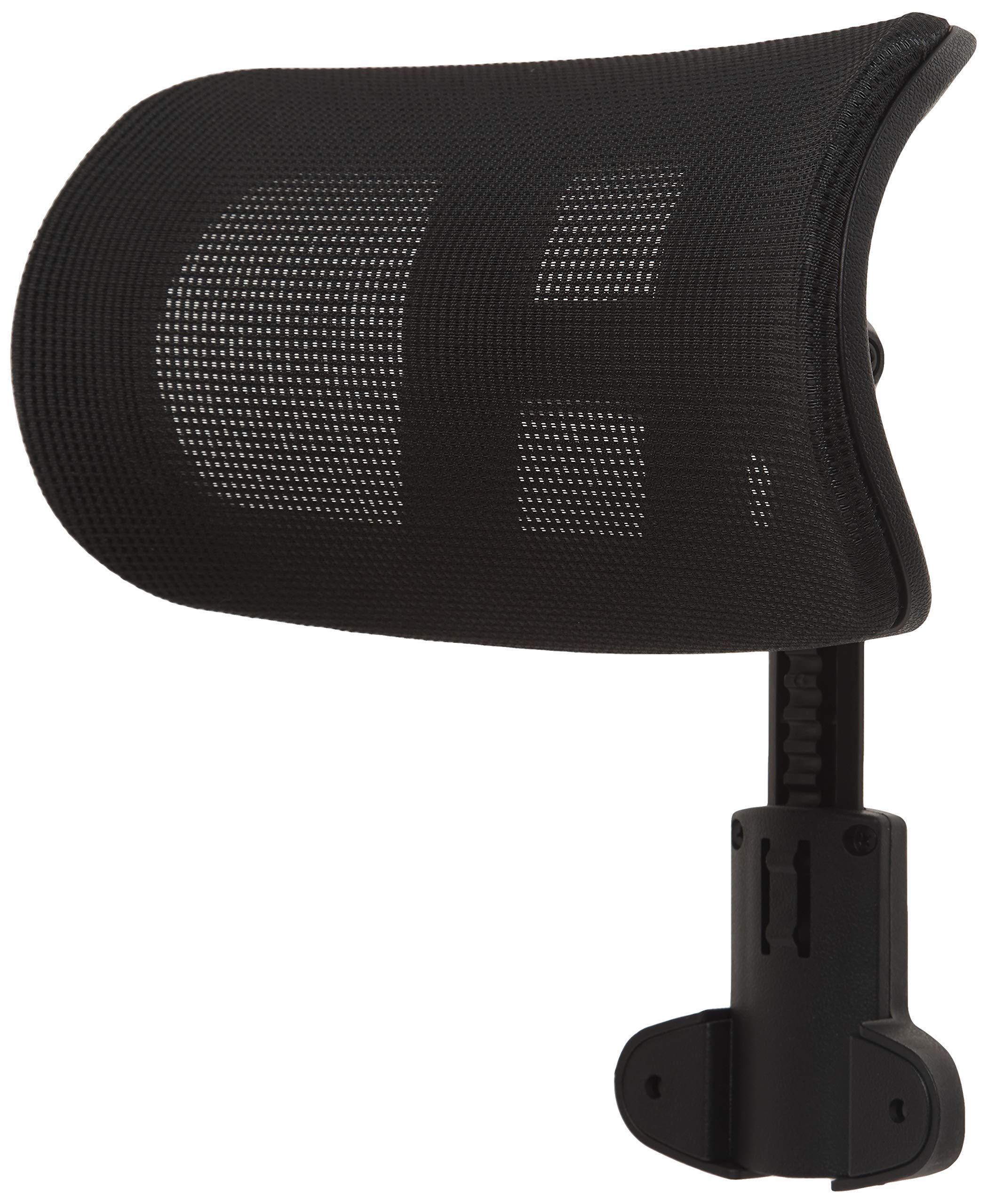 Mesh High-Back Office Headrest, Black, for use Hi-Back Mesh Chairs, 1 Count