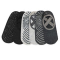 Grippy Yoga Socks, Non-Slip, Barre & Pilates (Midnight/Black/Grey)