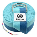 Yoga Strap for Stretching with Adjustable D-Ring, 6/8/10 ft