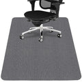Office Chair Mat for Hardwood Floor,Office Computer Gaming Chair Mat for Tile Floor,Large Floor Protector Rug,Anti-Slip,Easy to Clean,Grey(48"x36")