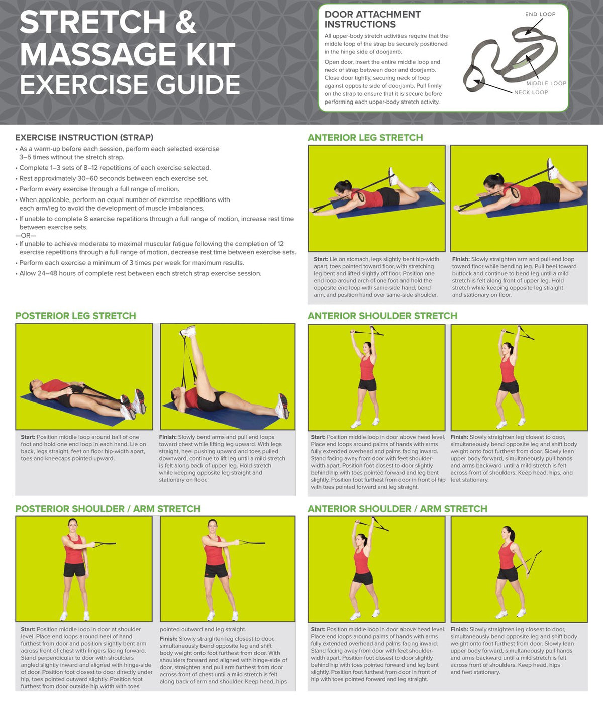 Restore Stretch & Massage Kit, Resistance Set